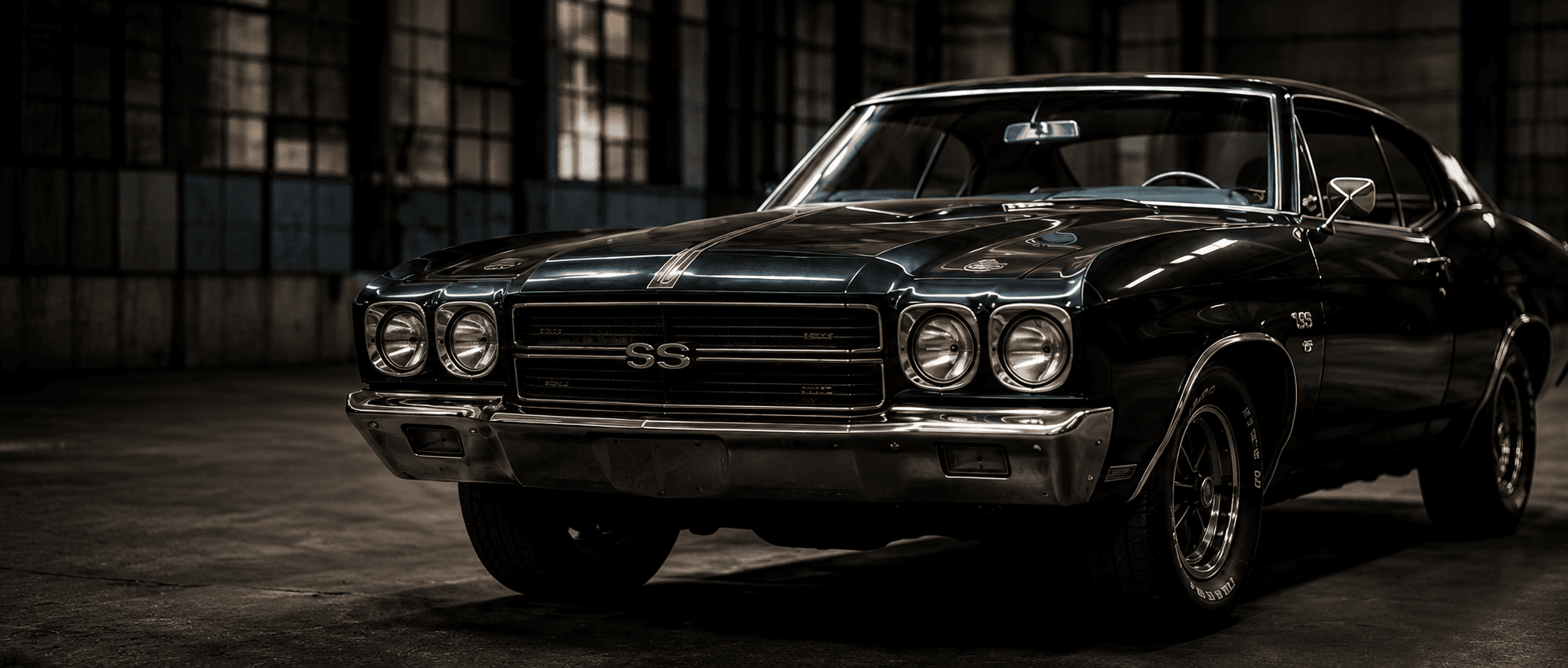 Classic muscle car